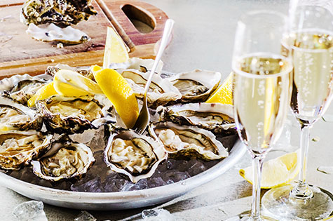 Oysters Champage